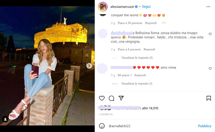 Alessia Marcuzzi ce la polemica social - Political24 