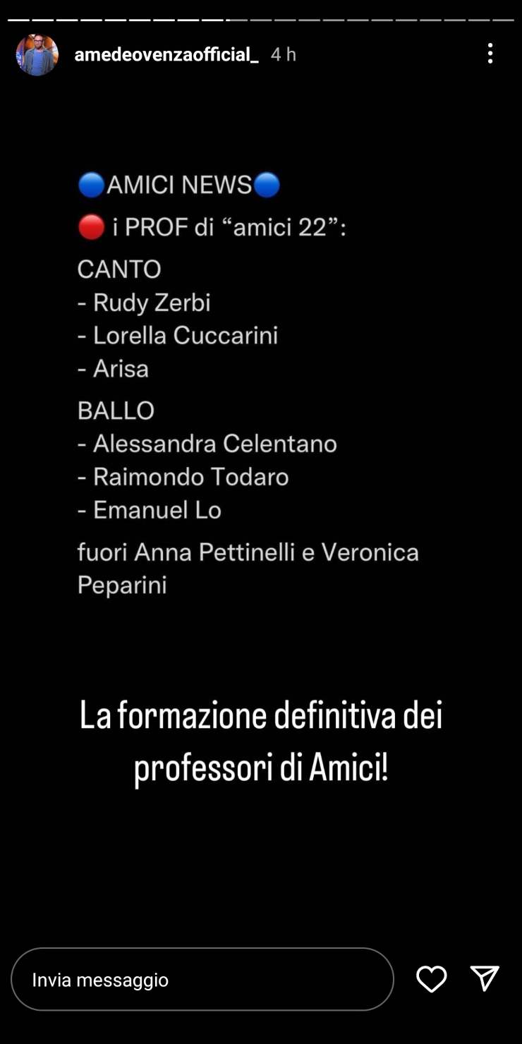 Amici: due professoresse vanno via - Political24