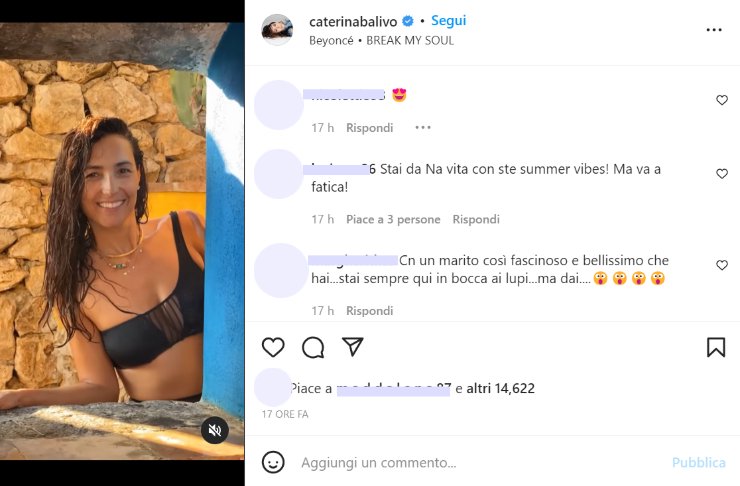 Caterina Balivo attaccata sui social - Political24