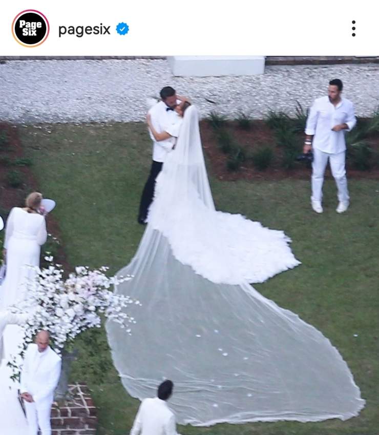 Jennifer Lopez abito sposa prima immagine - 24082022 - political24