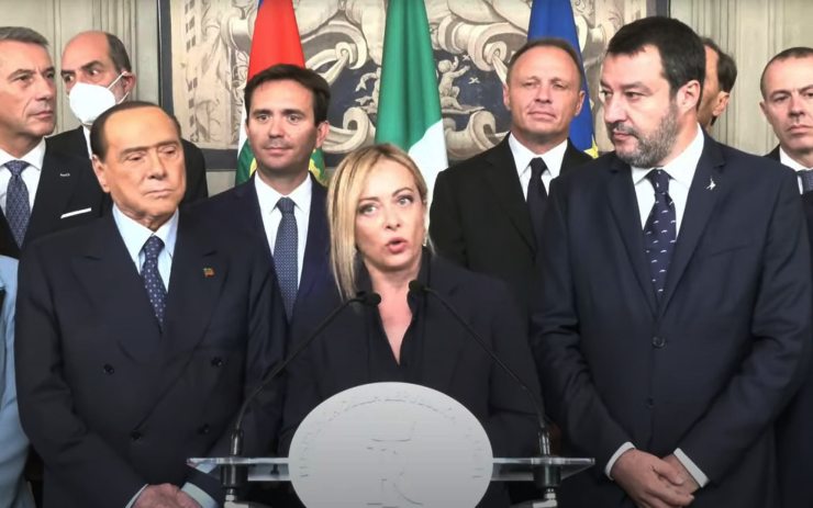 Giorgia Meloni e Silvio Berlusconi